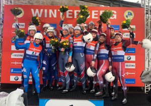 Победа экипажа Денисьев/Антонов и золото в командной эстафете на этапе в Винтерберге