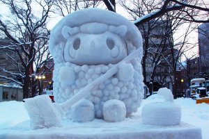 На фестивале резьбы по снегу в Сочи установили рекорд
