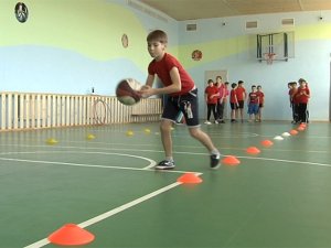 В школах Тбилисского района сделали капитальный ремонт спортивных залов