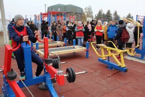 В Краснодарском крае открыли спортивную площадку для выполнения нормативов ГТО