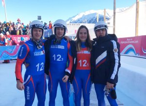 Российские саночники стали чемпионами Юношеских Олимпийских игр в командной эстафете